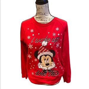 Disney Minnie Mouse Holiday Christmas Sweater